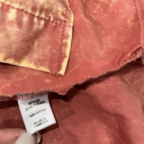 Zenana trendy Button-Up shirt boho size small with pockets - Picture 8 of 8